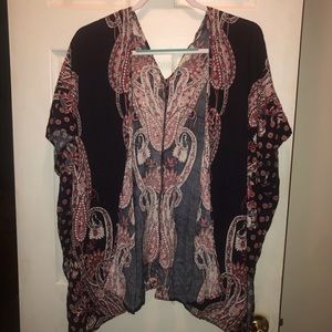 Paisley Print Kimono